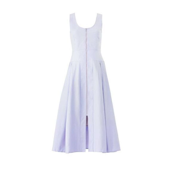 Hunter Bell Purple Cotton Weave Lavander Poppy Dress 2r